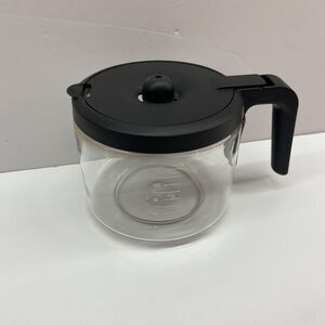 Keurig‎ K-Duo 12 Cup Carafe Glass Replacement Coffee Pot Black Handle & Lid